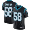 Carolina Panthers #58 Thomas Davis Black Team Color Vapor Untouchable Limited Player NFL Jersey