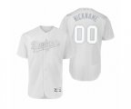Los Angeles Dodgers Custom White 2019 Players' Weekend Nickname Authentic Jersey
