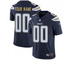 Los Angeles Chargers Customized Navy Blue Team Color Vapor Untouchable Limited Player Football Jersey
