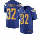 Los Angeles Chargers #32 Nasir Adderley Limited Electric Blue Rush Vapor Untouchable Football Jersey