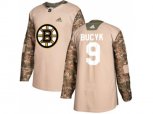 Adidas Boston Bruins #9 Johnny Bucyk Camo Authentic 2017 Veterans Day Stitched NHL Jersey