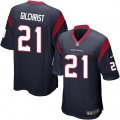 Houston Texans #21 Marcus Gilchrist Game Navy Blue Team Color NFL Jersey