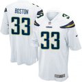 Los Angeles Chargers #33 Tre Boston Game White NFL Jersey