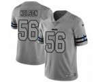 Indianapolis Colts #56 Quenton Nelson Limited Gray Team Logo Gridiron Football Jersey