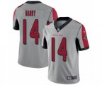 Atlanta Falcons #14 Justin Hardy Limited Silver Inverted Legend Football Jersey