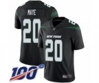 New York Jets #20 Marcus Maye Black Alternate Vapor Untouchable Limited Player 100th Season Football Jersey