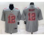 Tampa Bay Buccaneers #12 Tom Brady Grey Atmosphere Fashion Vapor Untouchable Stitched Limited Jersey