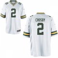 Green Bay Packers #2 Mason Crosby Nike White Vapor Limited Player Jersey