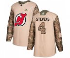 New Jersey Devils #4 Scott Stevens Authentic Camo Veterans Day Practice Hockey Jersey