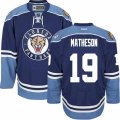 Florida Panthers #19 Michael Matheson Premier Navy Blue Third NHL Jersey