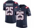 New England Patriots #25 Terrence Brooks Limited Navy Blue Rush Vapor Untouchable Football Jersey