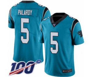 Carolina Panthers #5 Michael Palardy Blue Alternate Vapor Untouchable Limited Player 100th Season Football Jersey