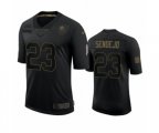 Cleveland Browns #23 Andrew Sendejo Black 2020 Salute to Service Limited Jersey