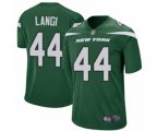 New York Jets #44 Harvey Langi Game Green Team Color Football Jersey