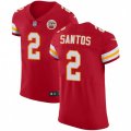 Kansas City Chiefs #2 Cairo Santos Red Team Color Vapor Untouchable Elite Player NFL Jersey
