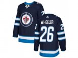 Winnipeg Jets #26 Blake Wheeler Navy Blue Home Authentic Stitched NHL Jersey