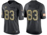 Pittsburgh Steelers #83 Heath Miller Stitched Black NFL Salute to Service Limited Jerseys