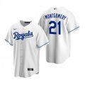 Nike Kansas City Royals #21 Mike Montgomery White Home Stitched Baseball Jersey
