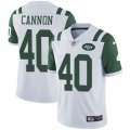 New York Jets #40 Trenton Cannon White Vapor Untouchable Limited Player NFL Jersey