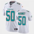 Miami Dolphins #50 Benardrick McKinney Nike White Vapor Limited Jersey