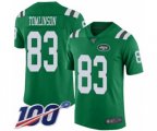 New York Jets #83 Eric Tomlinson Limited Green Rush Vapor Untouchable 100th Season Football Jersey