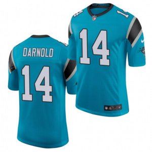 Carolina Panthers #14 Sam Darnold Blue Nike Vapor Untouchable Limited Jersey