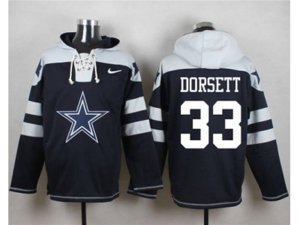 Dallas Cowboys #33 Tony Dorsett Navy Blue Player Pullover Hoodie