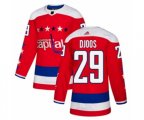 Washington Capitals #29 Christian Djoos Authentic Red Alternate NHL Jersey