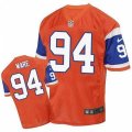Denver Broncos #94 DeMarcus Ware Elite Orange Throwback NFL Jersey