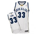 Memphis Grizzlies #33 Marc Gasol Authentic White Home NBA Jersey