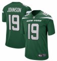 New York Jets Retired Player #19 Keyshawn Johnson Nike Gotham Green Vapor Limited Jersey