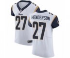 Los Angeles Rams #27 Darrell Henderson White Vapor Untouchable Elite Player Football Jersey