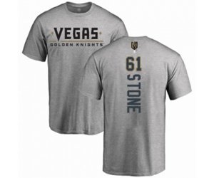 Vegas Golden Knights #61 Mark Stone Gray Backer T-Shirt