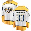 Nashville Predators #33 Viktor Arvidsson Fanatics Branded White Away Breakaway NHL Jersey