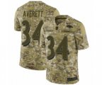 Baltimore Ravens #34 Anthony Averett Limited Camo 2018 Salute to Service Football Jersey