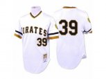 1971 Pittsburgh Pirates #39 Dave Parker Replica White Throwback MLB Jersey
