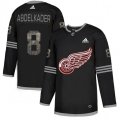 Detroit Red Wings #8 Justin Abdelkader Black Authentic Classic Stitched NHL Jersey