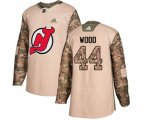 New Jersey Devils #44 Miles Wood Authentic Camo Veterans Day Practice Hockey Jersey