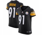 Pittsburgh Steelers #91 Kevin Greene Black Team Color Vapor Untouchable Elite Player Football Jersey