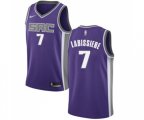Sacramento Kings #7 Skal Labissiere Swingman Purple Road NBA Jersey - Icon Edition