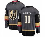 Vegas Golden Knights #11 Curtis McKenzie Authentic Black Home Fanatics Branded Breakaway NHL Jersey