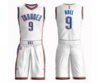 Oklahoma City Thunder #9 Nerlens Noel Swingman White Basketball Suit Jersey - Association Edition