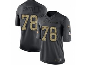 Buffalo Bills #78 Bruce Smith Limited Black 2016 Salute to Service NFL Jersey
