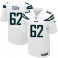 Los Angeles Chargers #62 Max Tuerk Elite White NFL Jersey