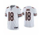 Chicago Bears #18 Jesse James White Vapor untouchable Limited Stitched Football Jersey