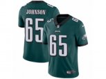 Philadelphia Eagles #65 Lane Johnson Vapor Untouchable Limited Midnight Green Team Color NFL Jersey