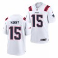 New England Patriots #15 N'Keal Harry Nike White Vapor Limited Jersey