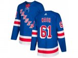 Adidas New York Rangers #61 Rick Nash Royal Blue Home Authentic Stitched NHL Jersey