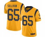 Los Angeles Rams #65 John Sullivan Limited Gold Rush Vapor Untouchable Football Jersey