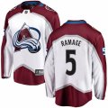 Colorado Avalanche #5 Rob Ramage Fanatics Branded White Away Breakaway NHL Jersey